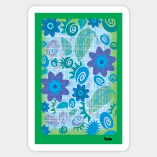 Singapore Flowers Sticker